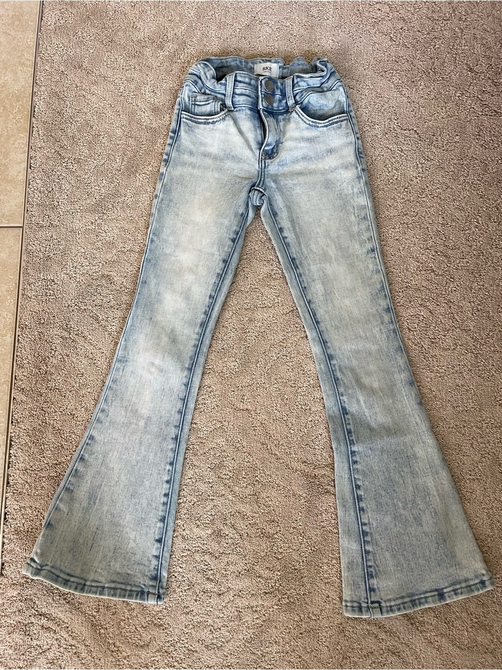 BKE Youth Light Blue Flare Jeans size 8